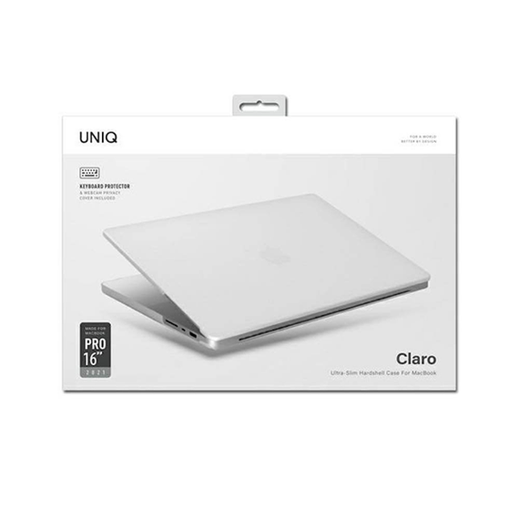 Чехол Uniq HUSK Pro Claro для MacBook Pro 16&quot; (2021), прозрачный (MP16(2021)-CLAROMCLR)