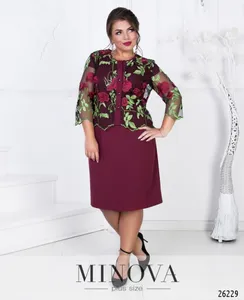 Платье 327-бордо Minova