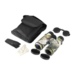 Бинокль Veber Fisher 10x42 camo - комплект поставки
