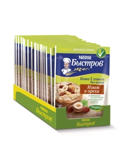 Каша овсяная: Изюм и Орехи, 17 шт х 40 г