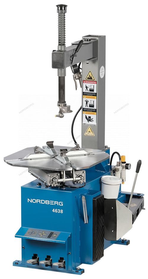NORDBERG (4638B 220) Станок шиномонтажный полуавтомат, односкоростной, 220 В, синий