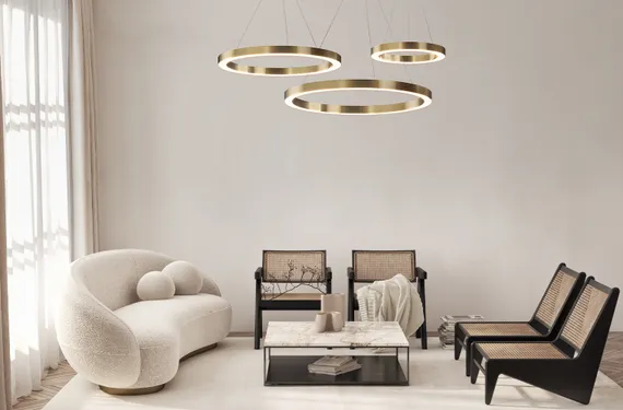 Подвесной светильник Сатурн / Saturno 3500К 35Вт Maytoni mod415pl-l36bs4k