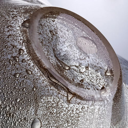 Ваза Cloyd BOYOMA Vase / шир. 46 см - сер. стекло (арт.50035)