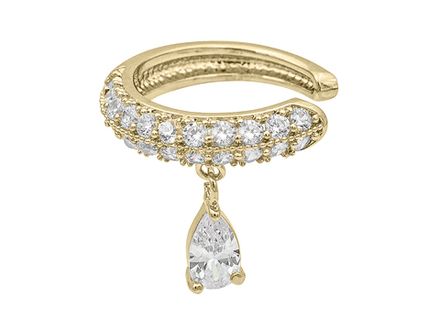 Кафф "Капелька" со стразами