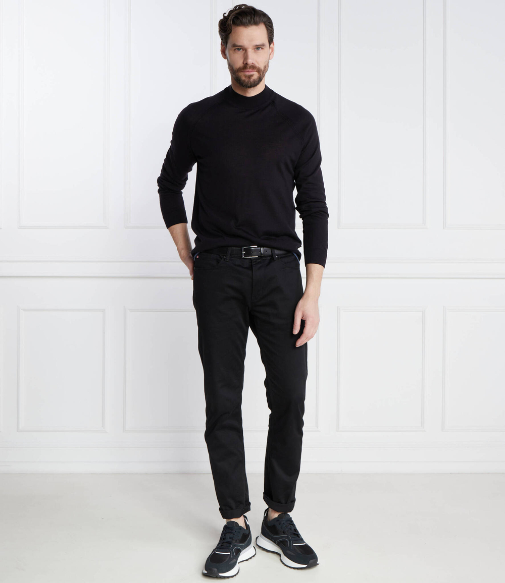 Хлопковый свитер perfino BOSS BLACK - черный(50506011)