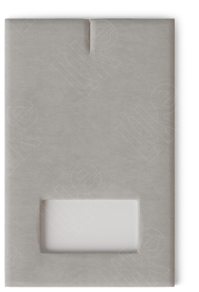 Вкладыш 13/наклонный/для подвески/окошко для бирки/прорезь для нитки