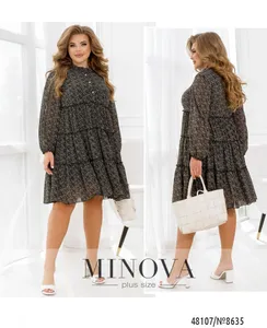 Платье 8635-чёрный Minova