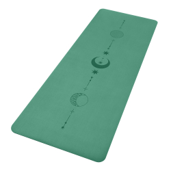 ULTRAцепкий 100% каучуковый коврик для йоги Ultra Moon Emerald 185*68*0,5 см