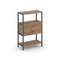Shelf System Односекционный стеллаж трехярусный с ящиками SN.STM-312 Дуб Табак/Металл Антрацит 810*4