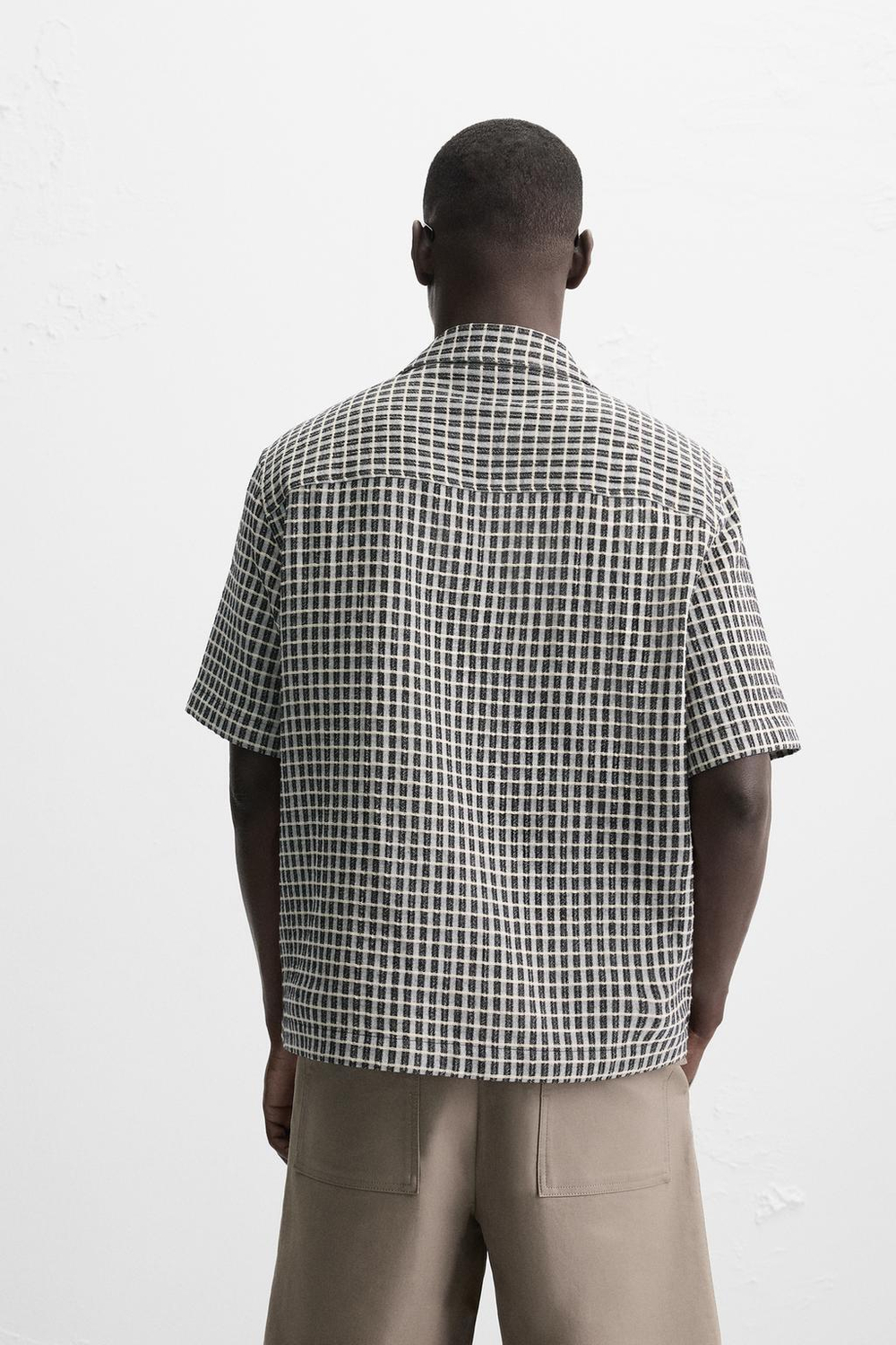 Рубашка relaxed fit в клетку