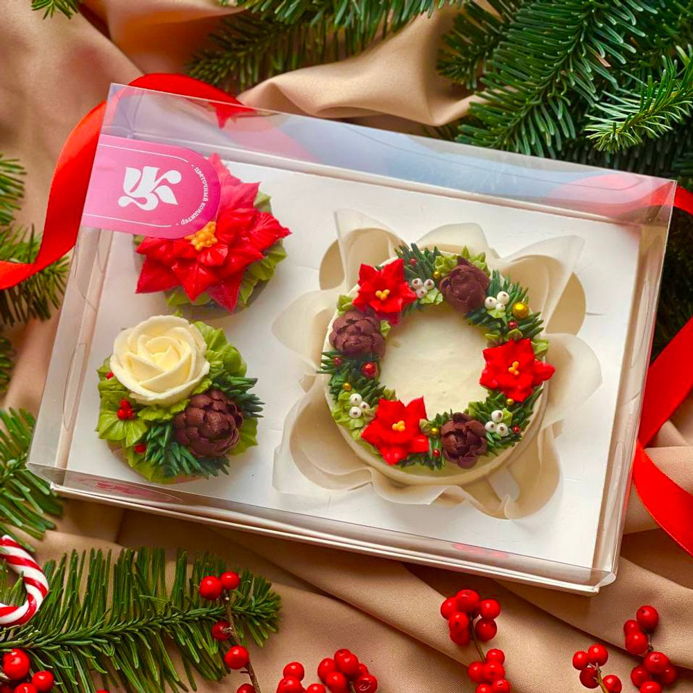 Новогодний десертный набор „Белая сказка“