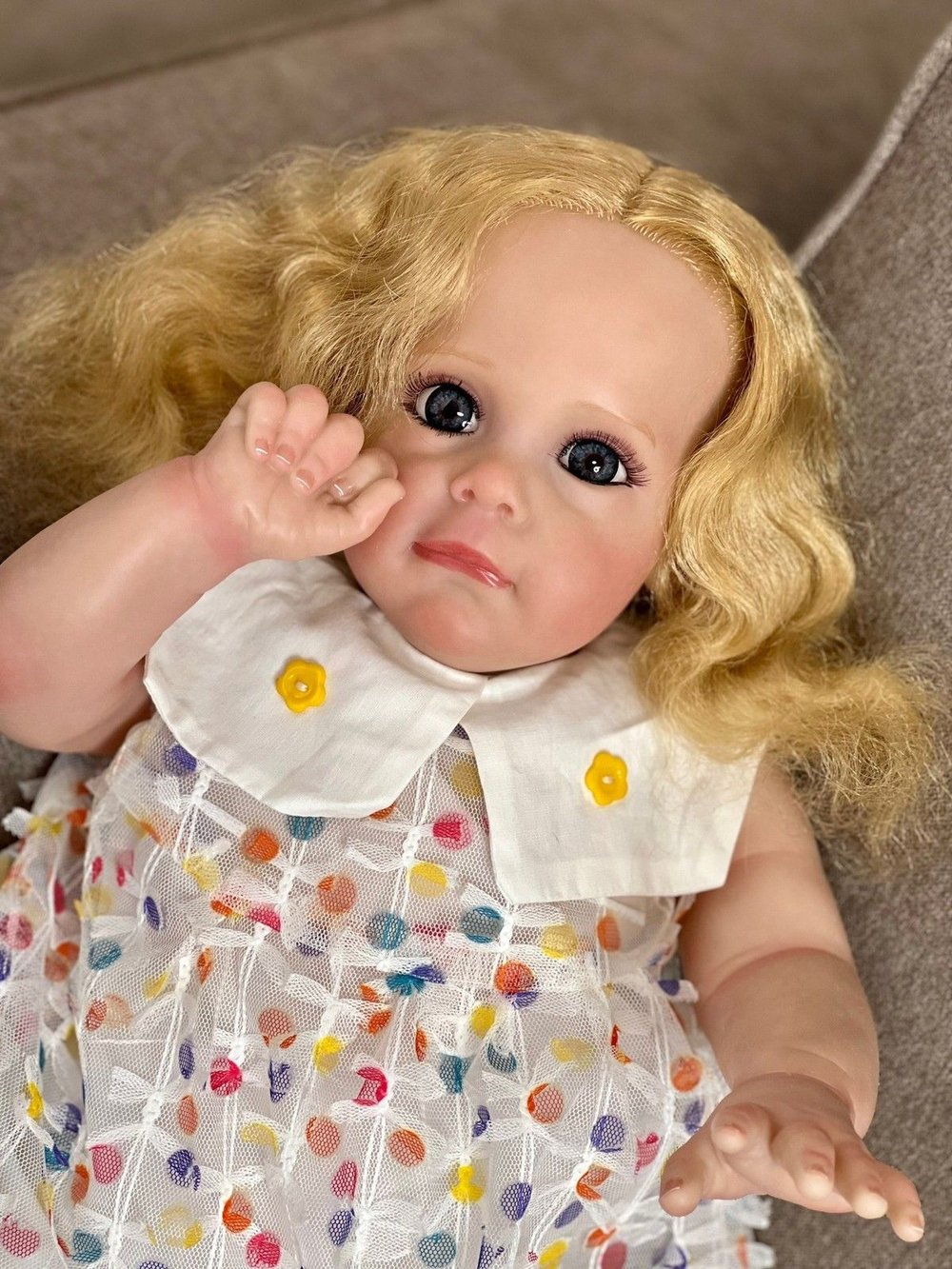 Кукла Реборн мягконабивная 60см в пакете (FA-030A1)