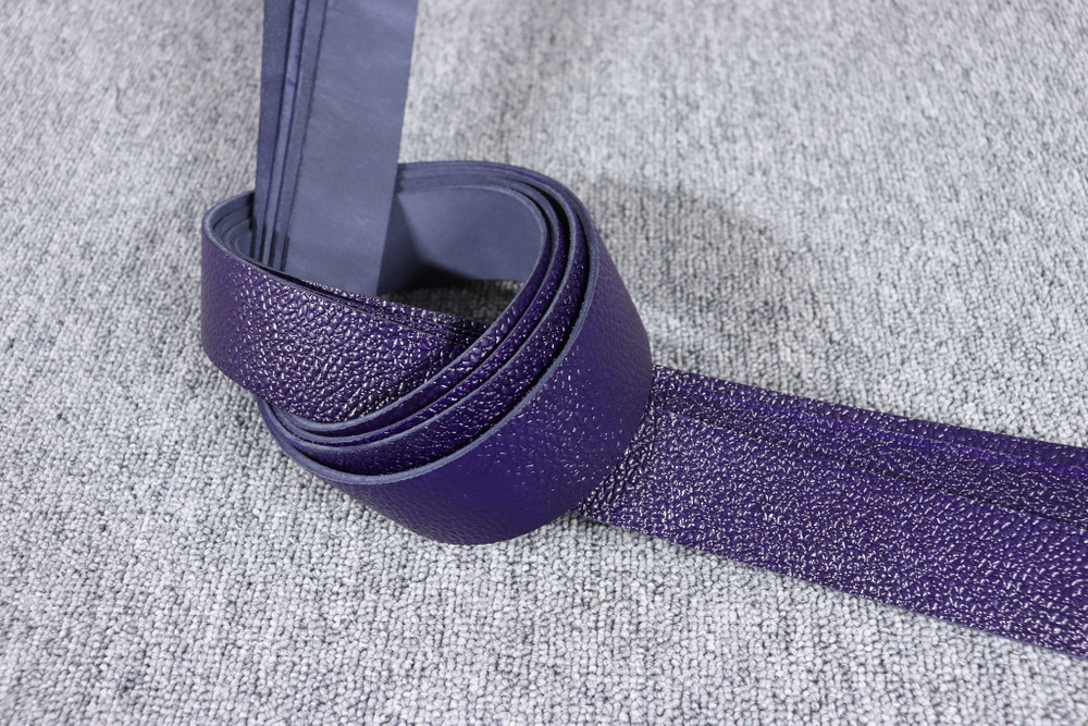 Ременная заготовка Ультрамарин Алмаз с лицевой отделкой 3,0-3,5