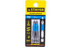 Биты (E 1/4"; PZ 2; 50 мм; 2 шт.) STAYER 26223-2-50-02