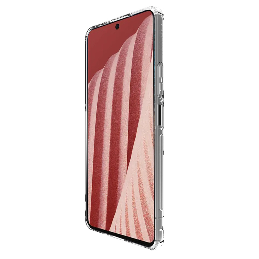 Усиленный прозрачный чехол от Nillkin для телефона Samsung Galaxy A73 5G, серия Nature TPU Pro Case