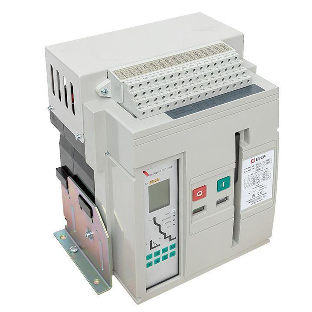 Выключатель автоматический 3п 1600/1600А 65кА ВА-450 стац. v2 EKF mccb450-1600-1600-v2
