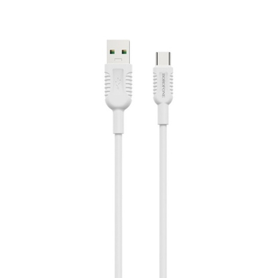 Кабель Borofone BX33 USB-Type-C 5A 1.2м Silicone White