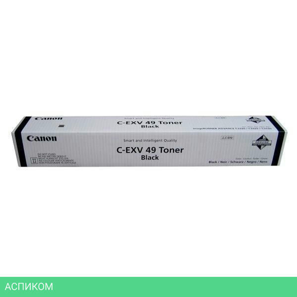 Тонер Canon C-EXV49BK черный (8524B002)