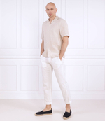 Льняная рубашка CUBAN Calvin Klein - экрю(K10K109521)