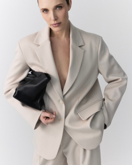 Жакет из шерсти Лоро Пиана молочный