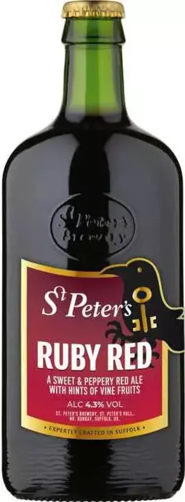 Пиво Сейнт Питерс Рубиновый Красный Эль / St. Peter&#39;s Ruby Red Ale 0.5 - стекло