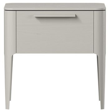 Тумба прикроватная Type oak 1 ящик (серо-бежевый)