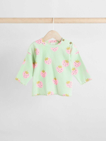 Лонгслив и брюки в комплекте для малышей Next AA6-491, Бирюзовый, Розовый