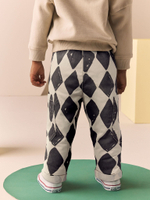 Брюки для мальчика Next Y32-832, Молочный, Темно-серый