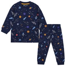 Темно-синяя пижама для мальчика KOGANKIDS