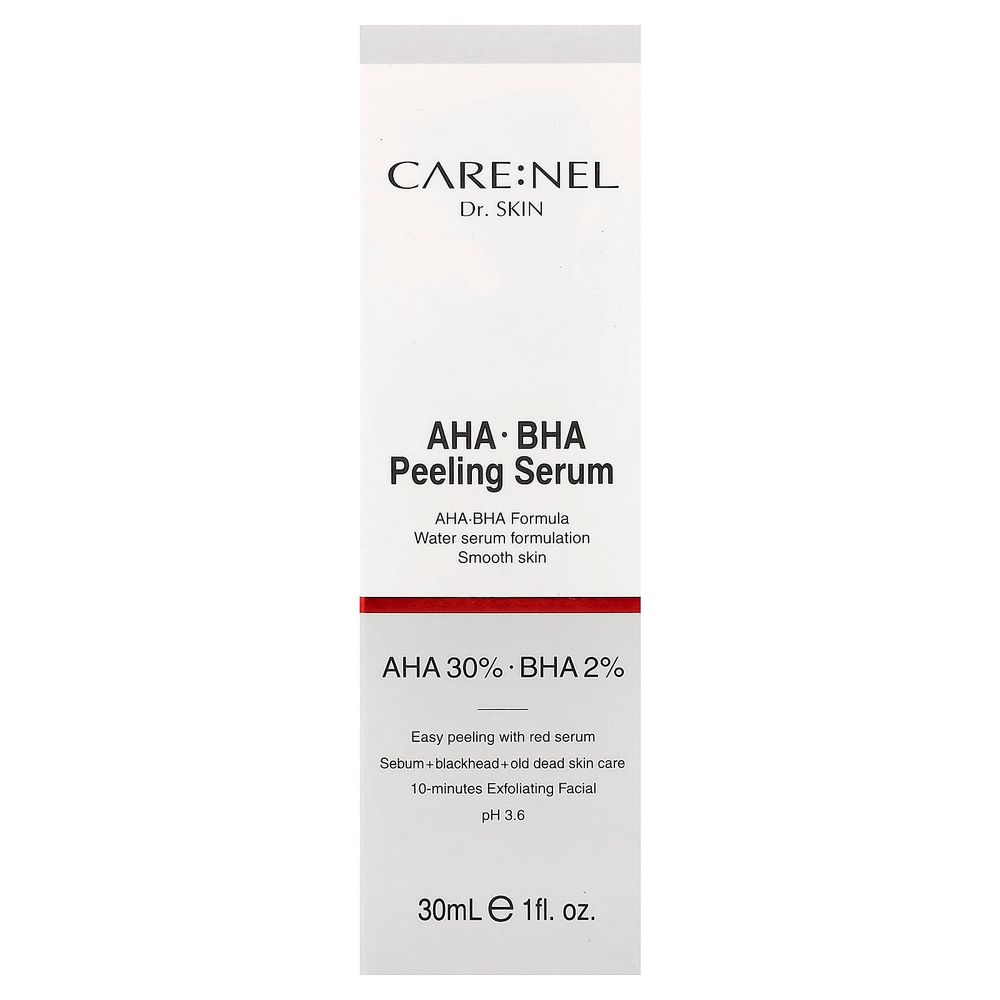 Care:Nel, Пилинг-сыворотка с AHA-BHA, 30 мл (1 жидк. унц.)