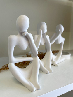 3 фигурки из Pinterest