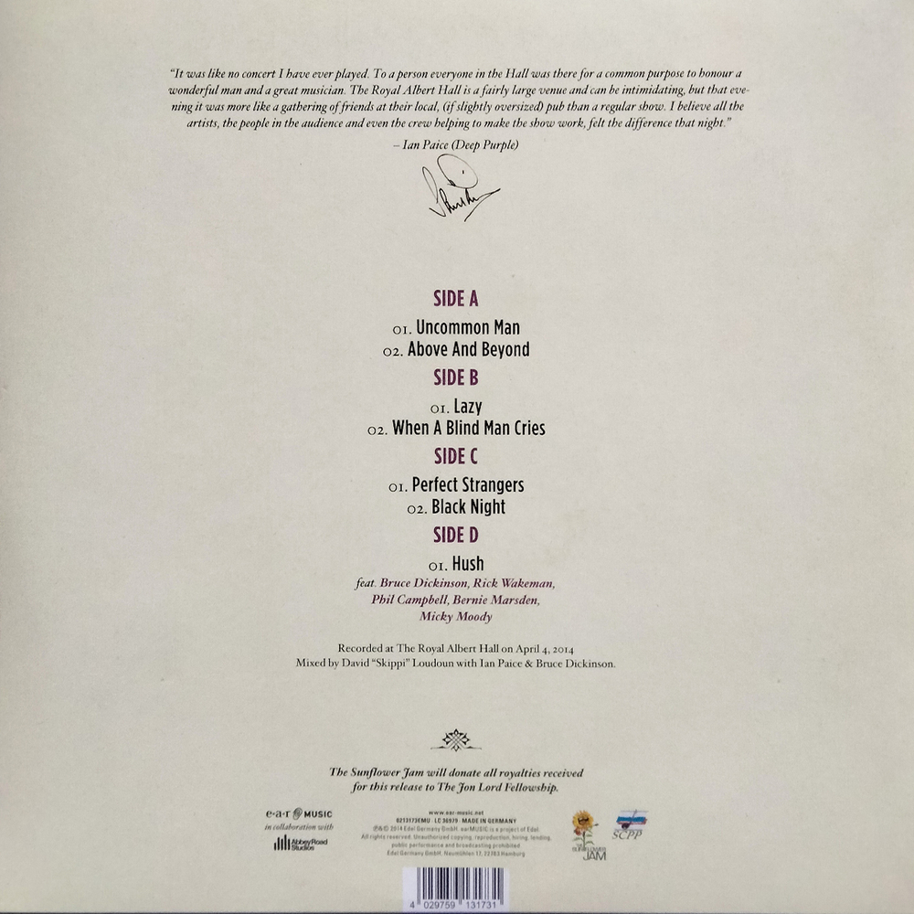 Сборник / Celebrating Jon Lord - The Rock Legend Vol.2 (2LP+Blu-ray)