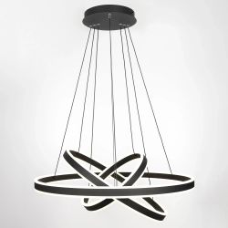 Citilux Дуэт CL719681 LED Люстра подвесная с пультом Чёрная