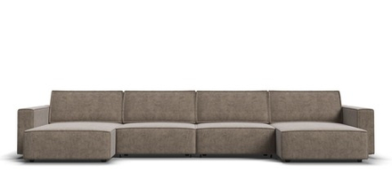 П-образный диван Босс Софт Модуль Велюр Роял тауп