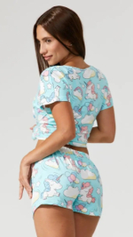 Пижама шорты и футболка 336