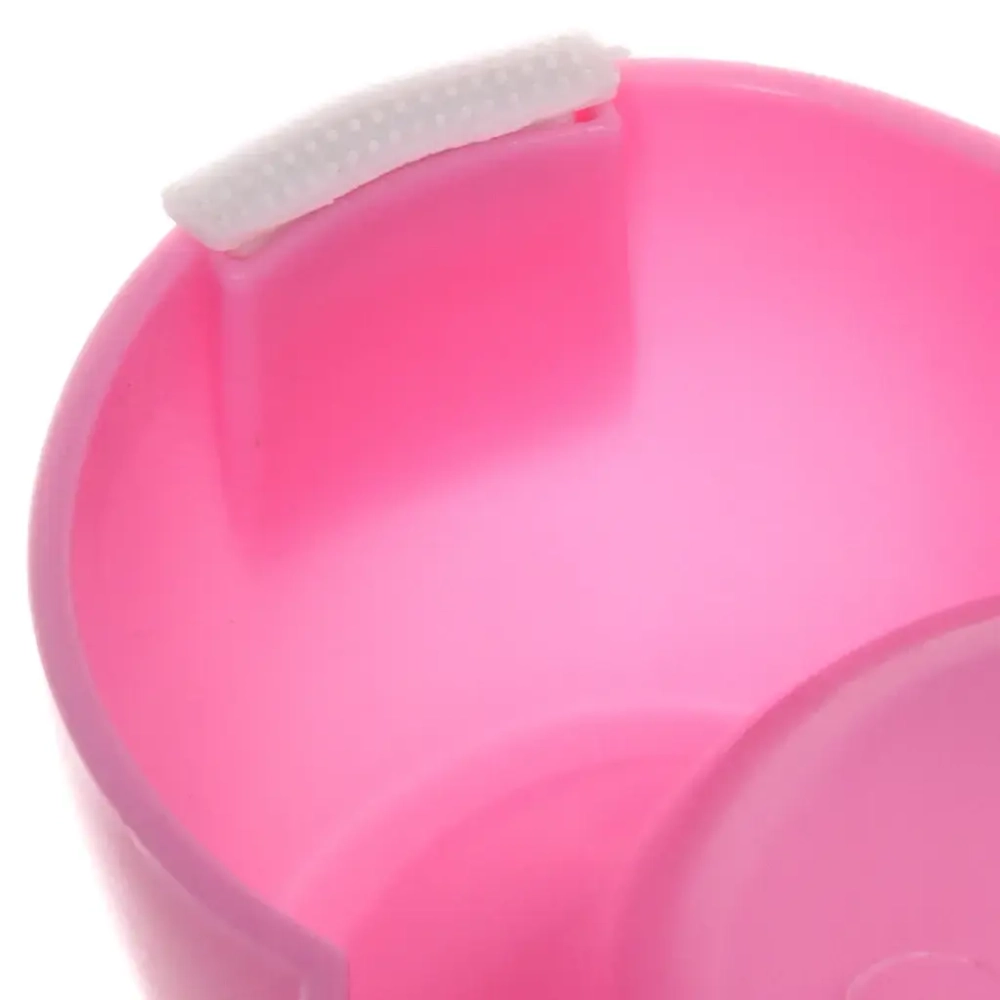 Миска пластиковая «Доги» 21,18,5*4,8см цвет розовый/700мл