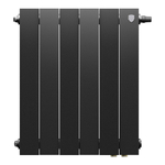 Радиатор биметаллический Royal Thermo PianoForte 500 Noir Sable 6 секций VDR (нижнее правое подключение)