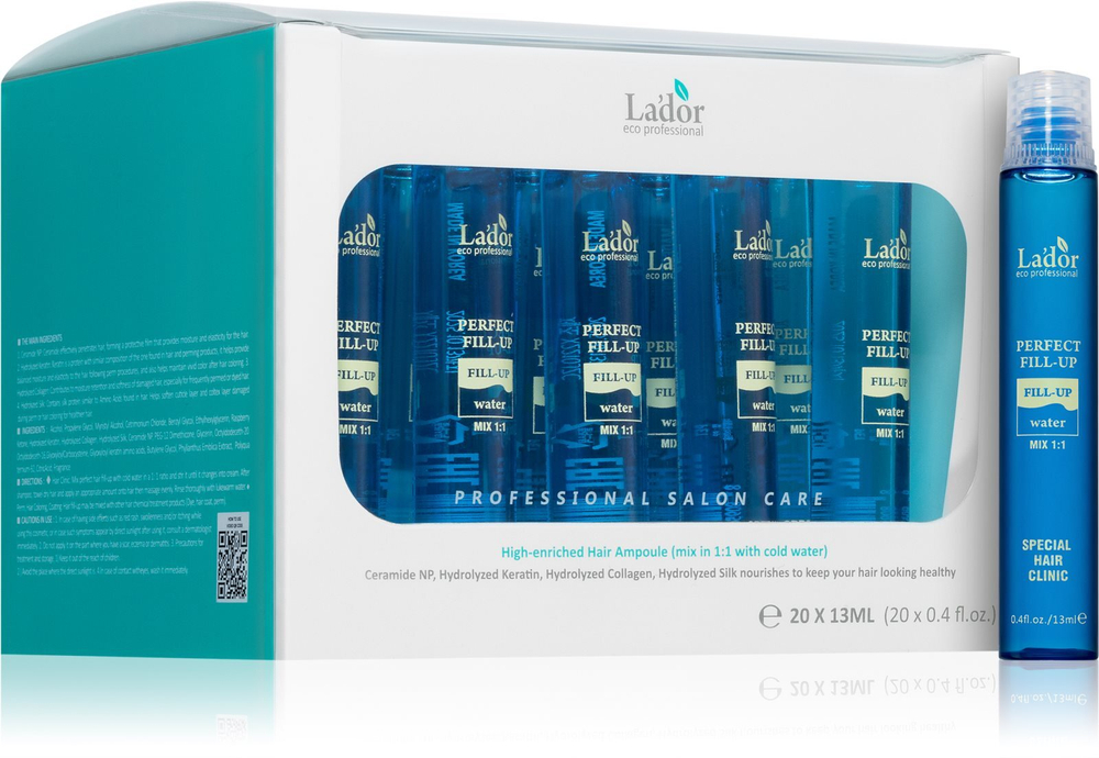 La'dor Perfect Hair Fill-Up - интенсивный увлажняющий уход за слабыми и поврежденными волосами /   20x13  ml  / GTIN 8809181937257