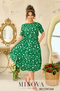 Платье 2460-зеленый Minova