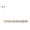 SL6136.243.01 Светильник подвесной ST-Luce золото/коньячный LED 1*28W 3000K SPINE