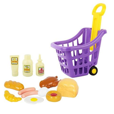 Корзина для супермаркета с продуктами 13 пр. (Совтехстром)