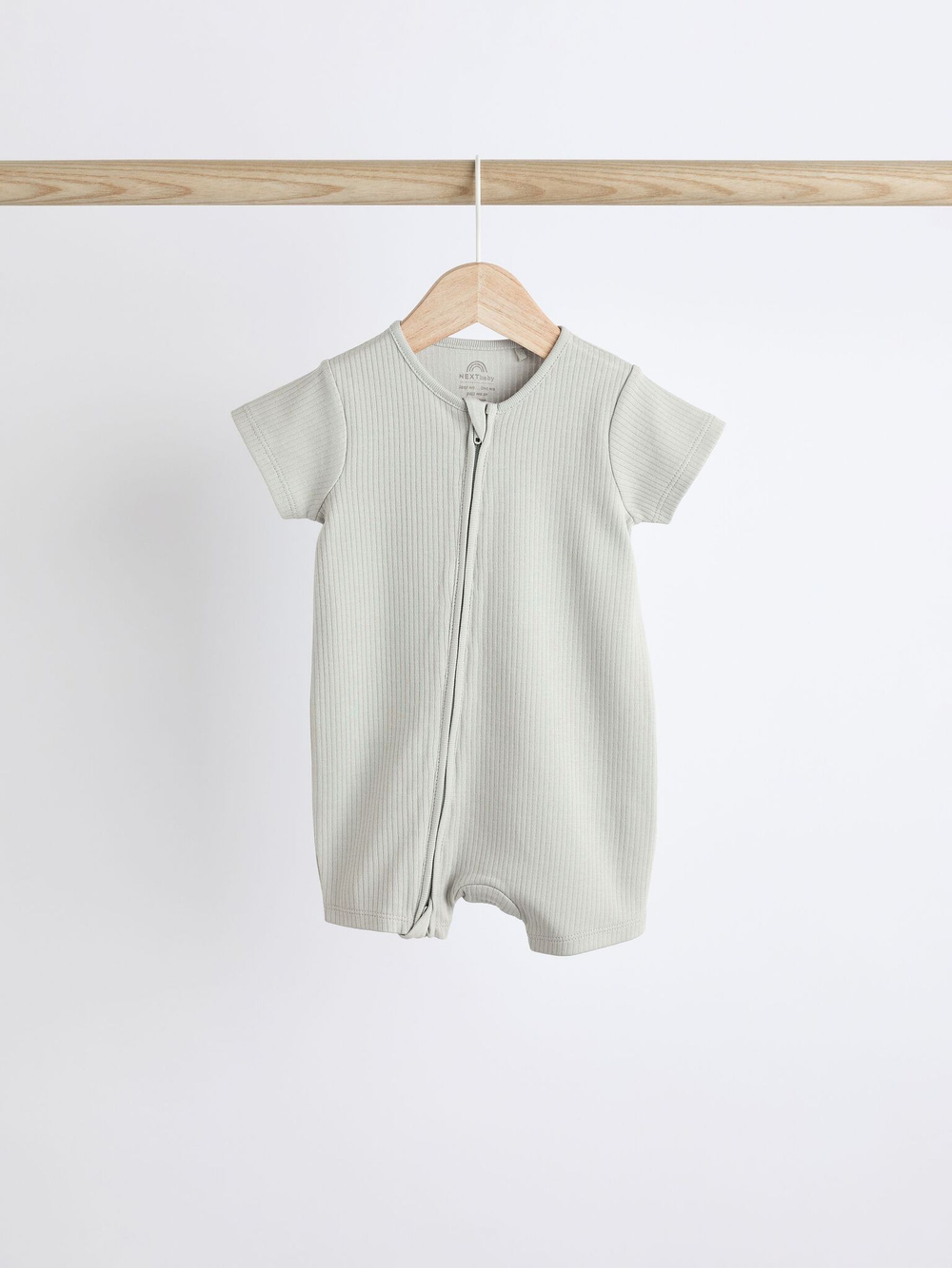 Боди с коротким рукавом для малышей Next Q53-624, 3 шт., Голубой, Хаки