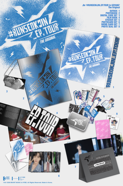 Сет Jin (BTS) - '#RUNSEOKJIN_EP.TOUR in GOYANG' The Original / Jin CHALLENGE BOOK]