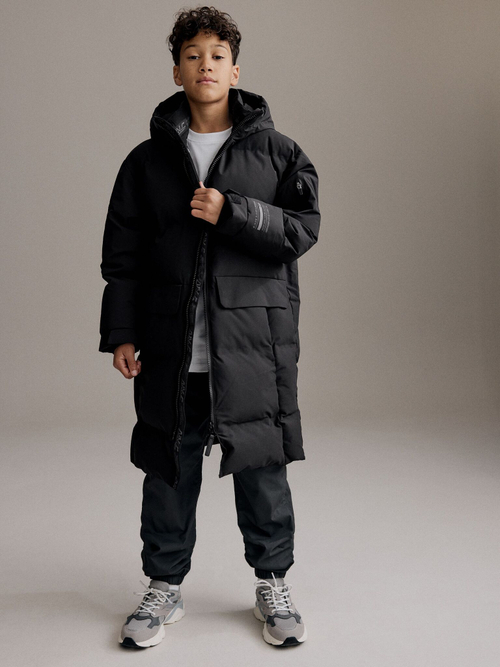 Пуховик непромокаемый для мальчика Next 414-145, Черный