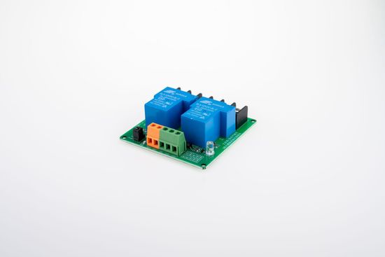 Релейный модуль 2-канала 12В 30А с опторазвязкой