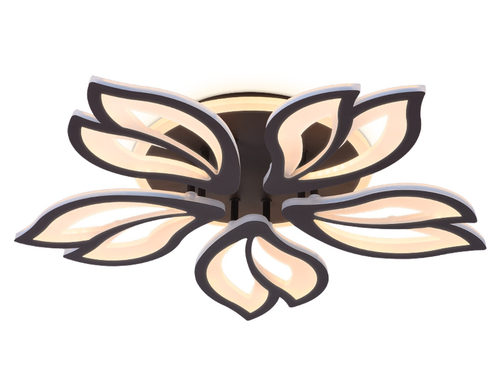 Потолочный светодиодный светильник с пультом FA544/5 CF кофе 104W 580*560*80 (ПДУ РАДИО 2.4)