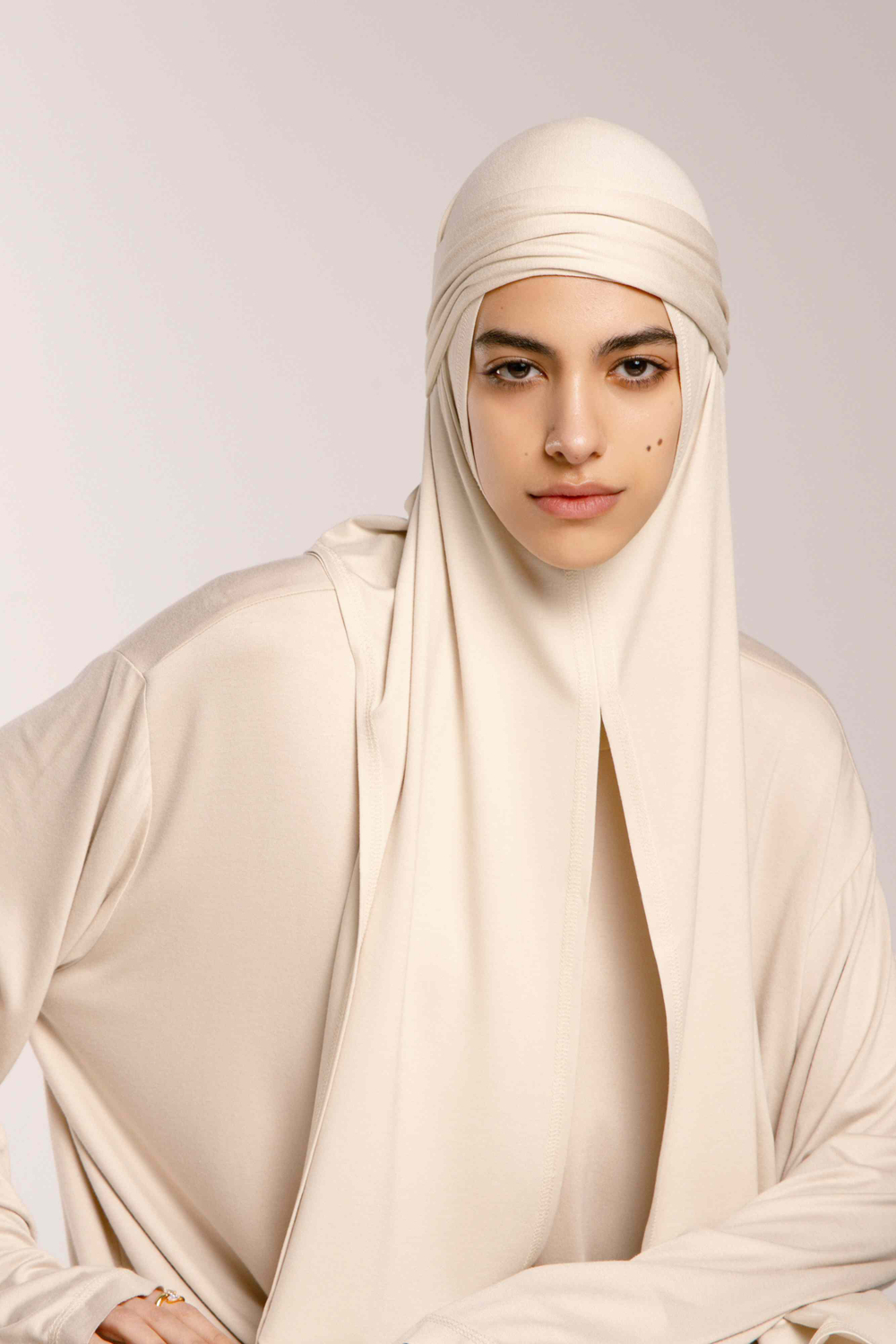 Хиджаб Молик тройка бежевый