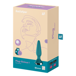 Анальная пробка Satisfyer Plug-ilicious 1 зеленая