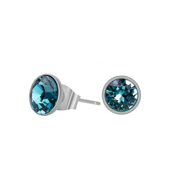 Серьги-пусеты Fiore Luna Light Turquoise SWE298 LTU S