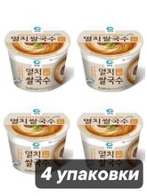 Лапша Daesang рисовая неострая со вкусом анчоуса 92 г, 4 шт